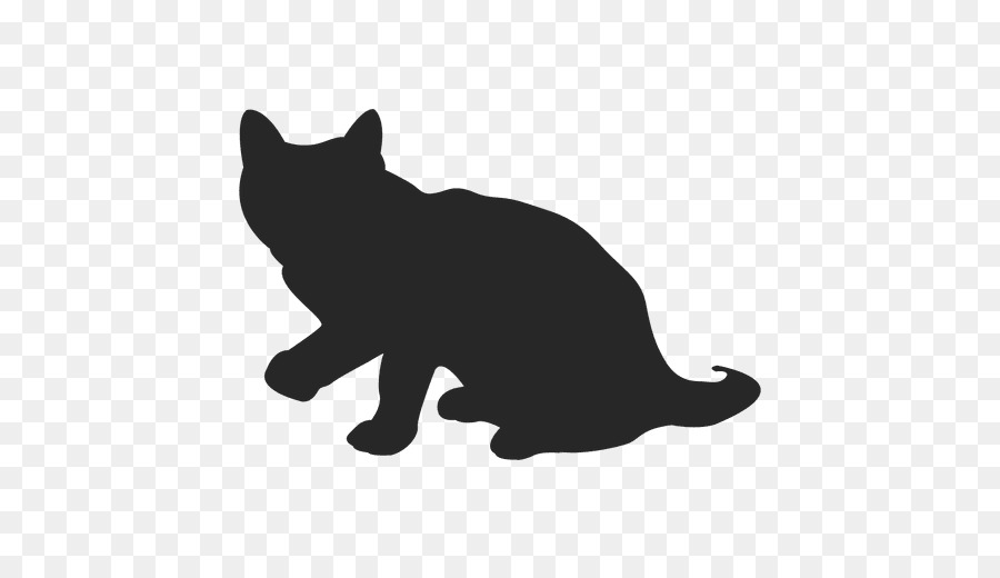 Siyah Kedi，Siluet PNG