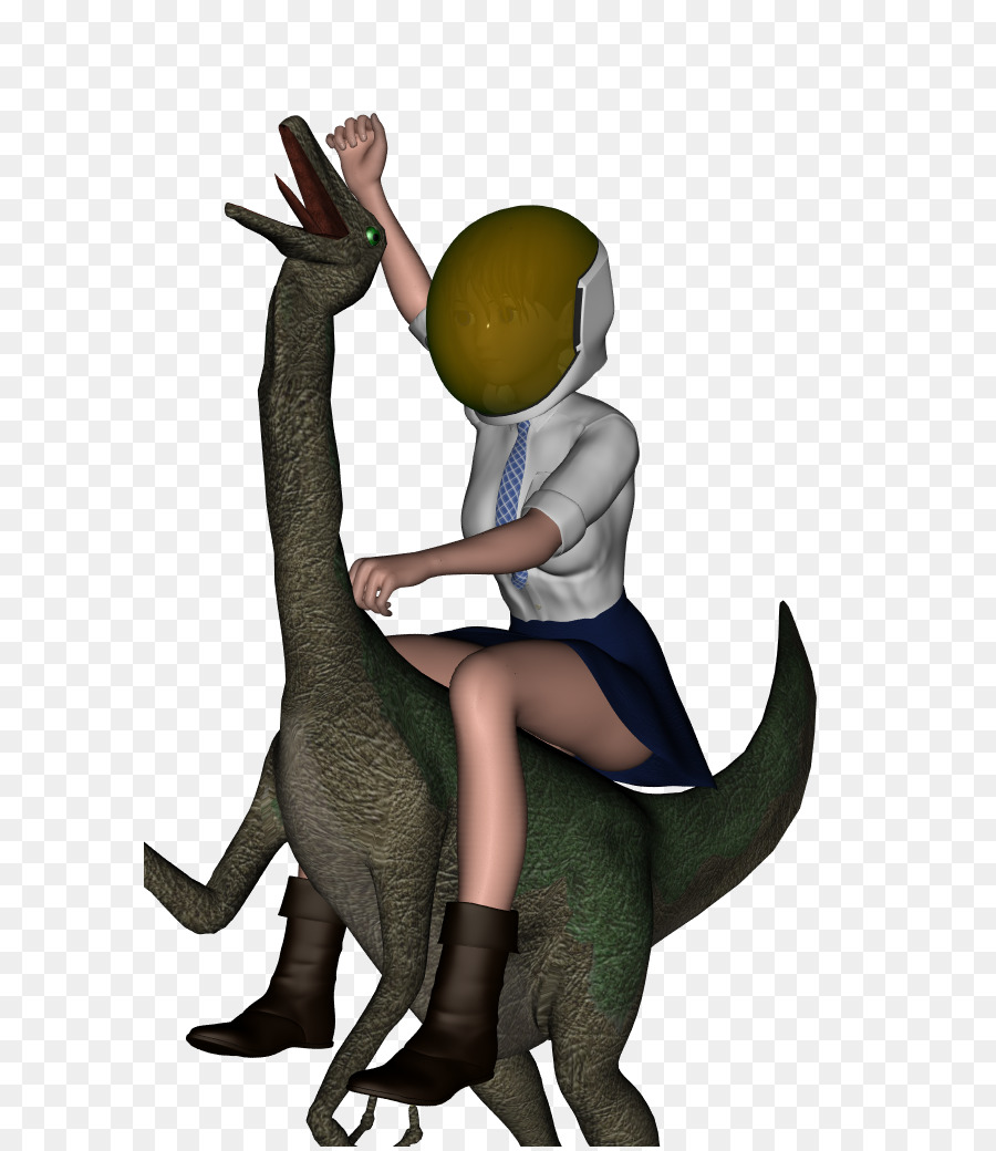 Dinozor Binen Kişi，Fantezi PNG