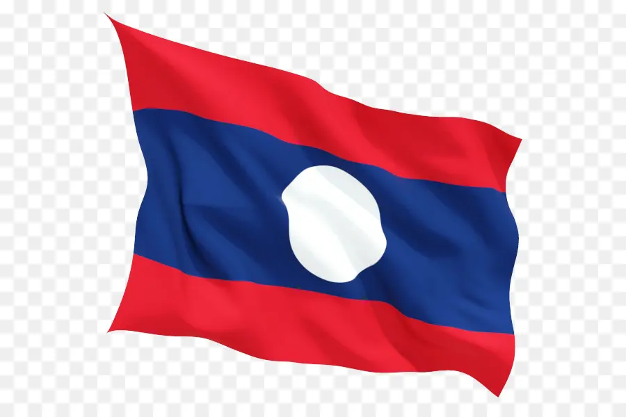 Laos Bayrağı，Ulusal Bayrak PNG