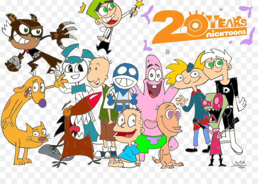 Nicktoons Karakterleri，Animasyon PNG