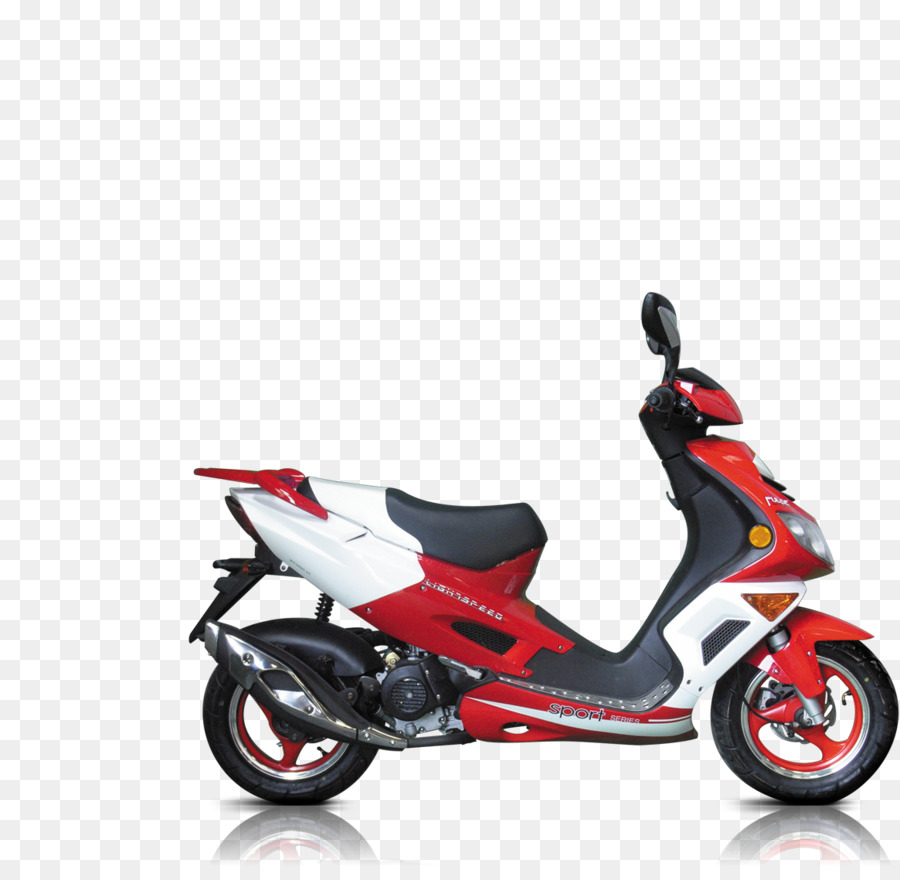 Kırmızı Ve Siyah Motosiklet，Scooter PNG