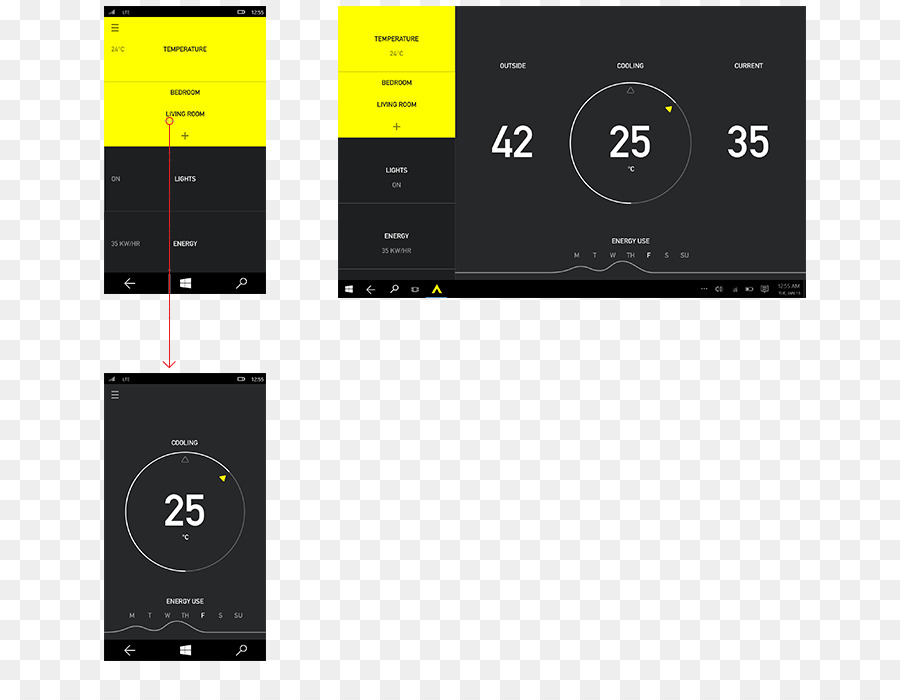 Duyarlı Web Tasarım，Evrensel Windows Platform PNG