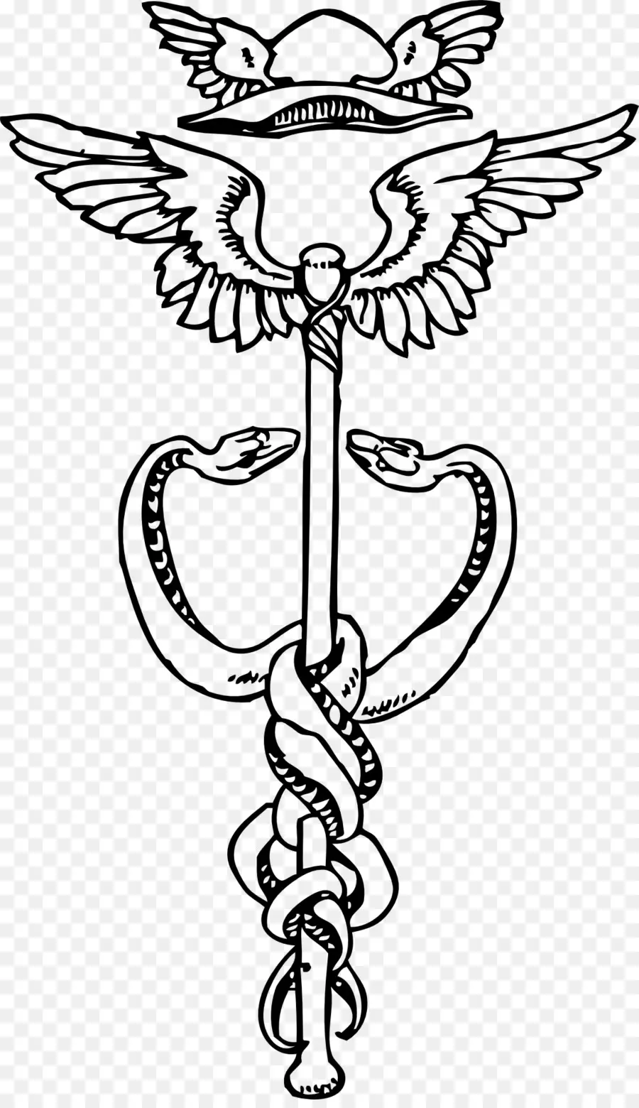 Caduceus Sembolü，Tıbbi PNG