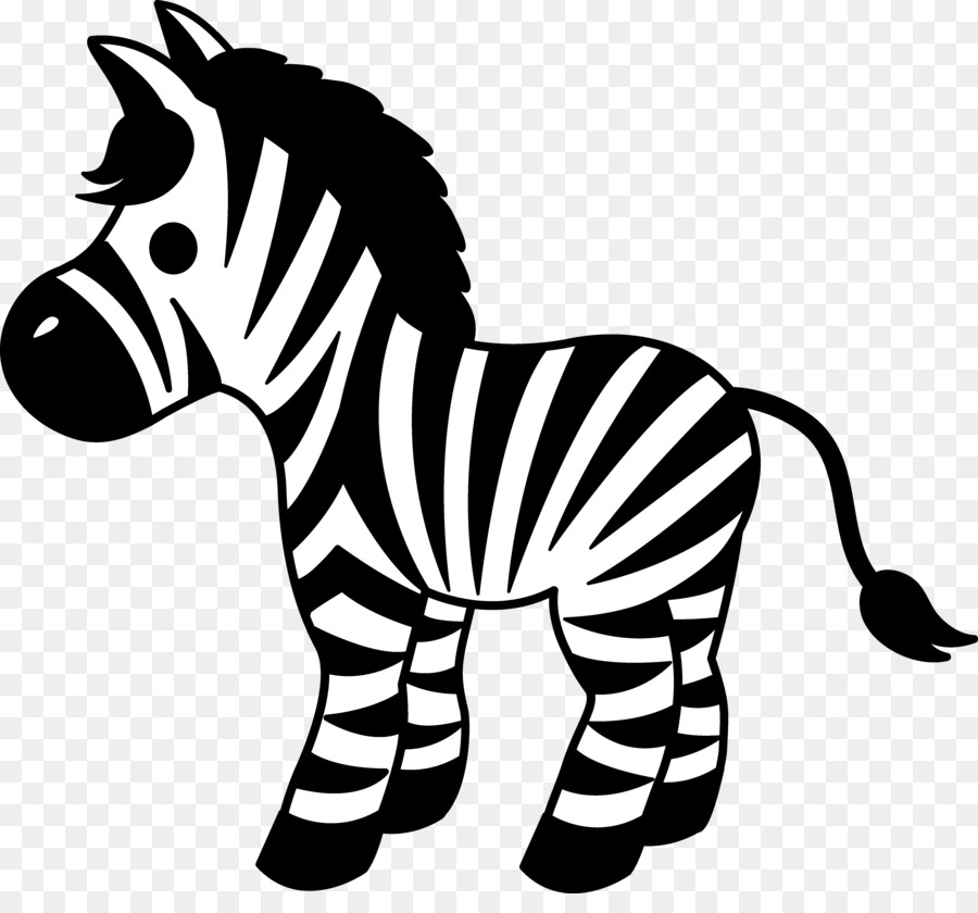 Zebra，Çizgili PNG