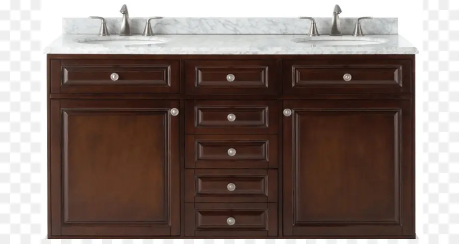 Banyo Vanity，Çift Lavabo PNG