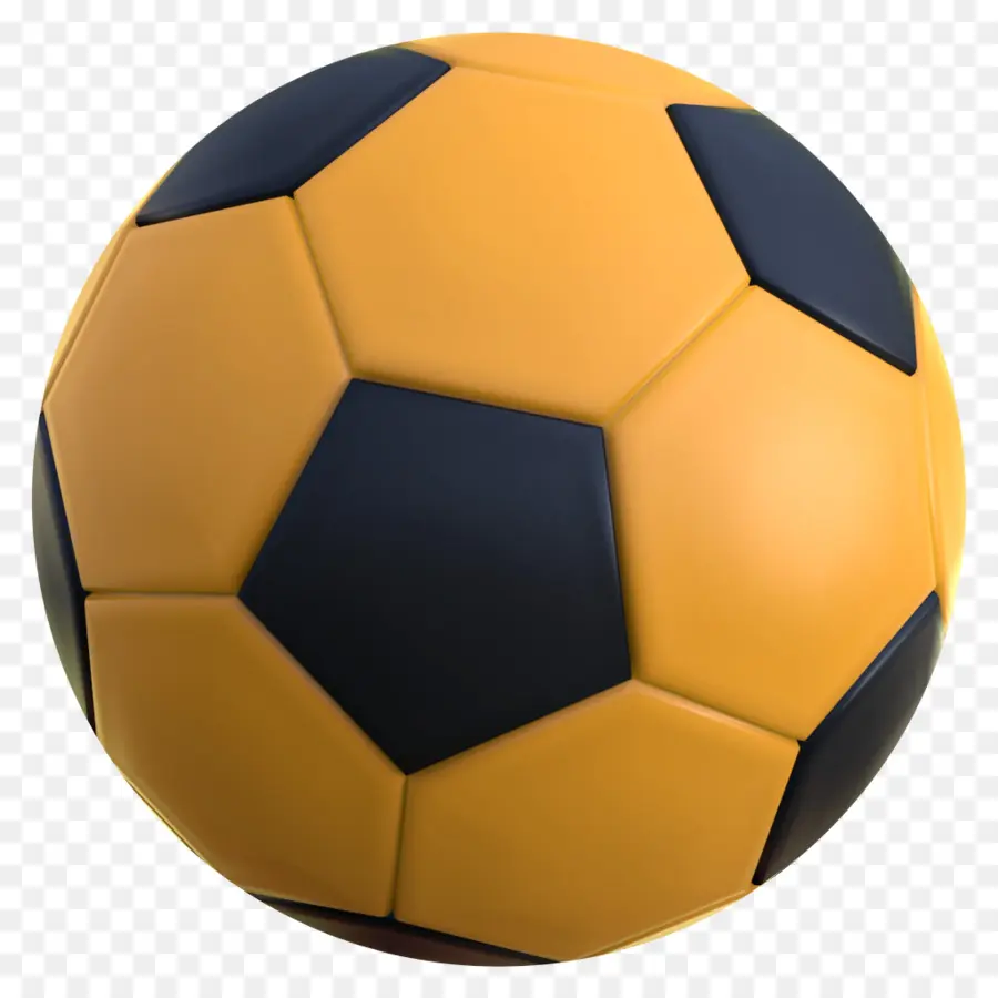 Sarı Ve Siyah Futbol Topu，Futbol Topu PNG