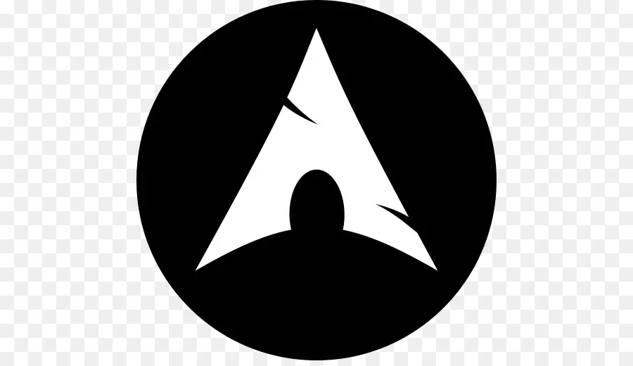 Black Arch Linux Logosu，Arch Linux PNG