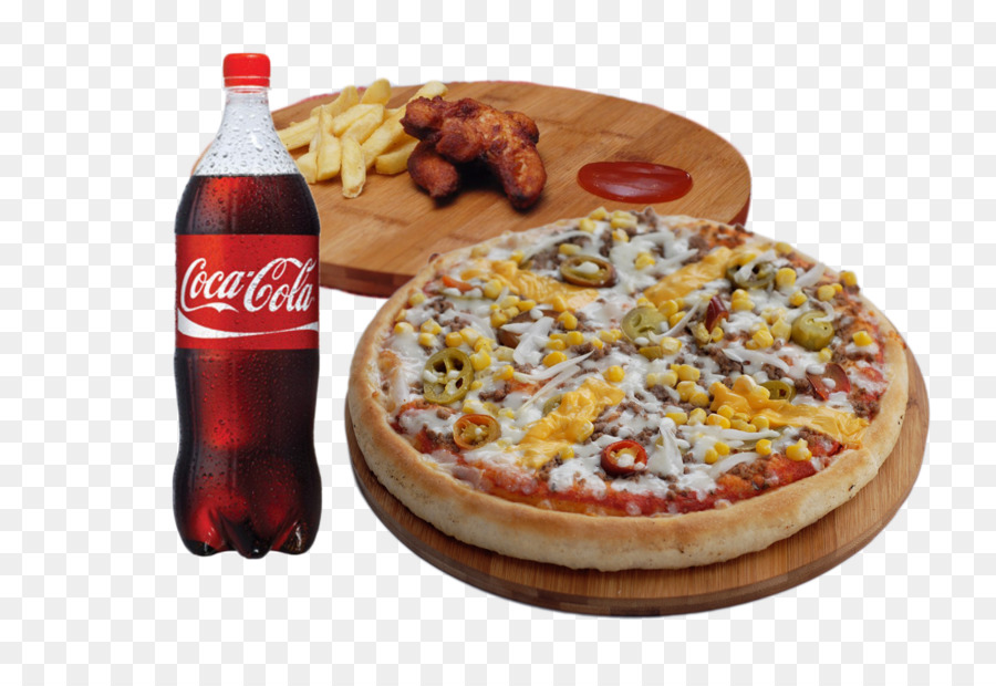 Pizza Ve Soda，Coca Cola PNG