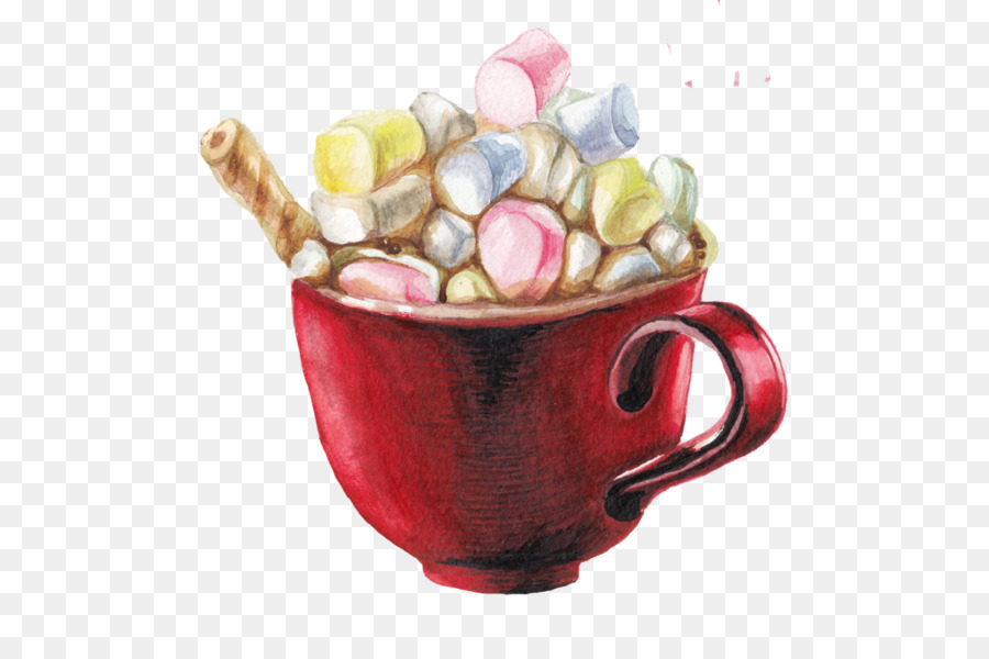 Sıcak çikolata，Marshmallow PNG