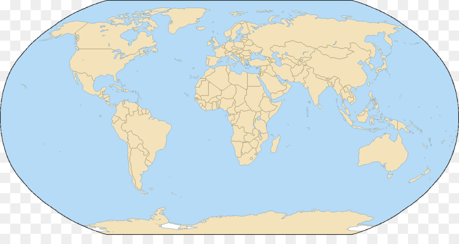 Dünya Haritası，Kıtalar PNG