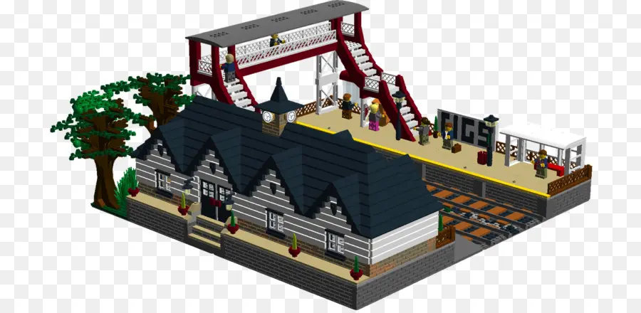 Lego Tren İstasyonu，Bina PNG