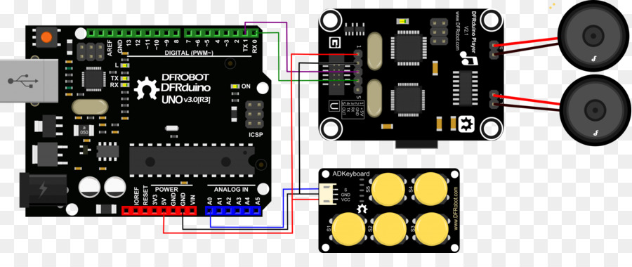 Arduino Devresi，Kablolama PNG