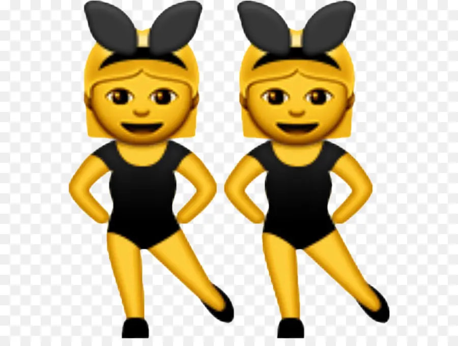 Dans Eden Emoji，Siyah Kıyafet PNG