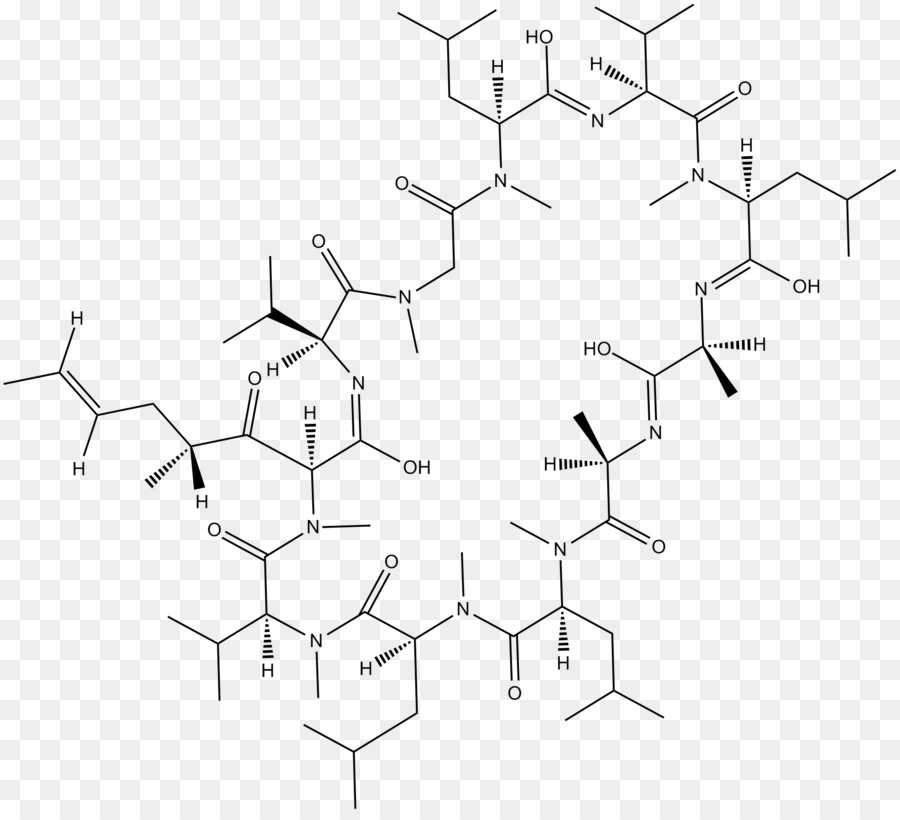 Siklosporin，Immünsupresif Ilaç PNG