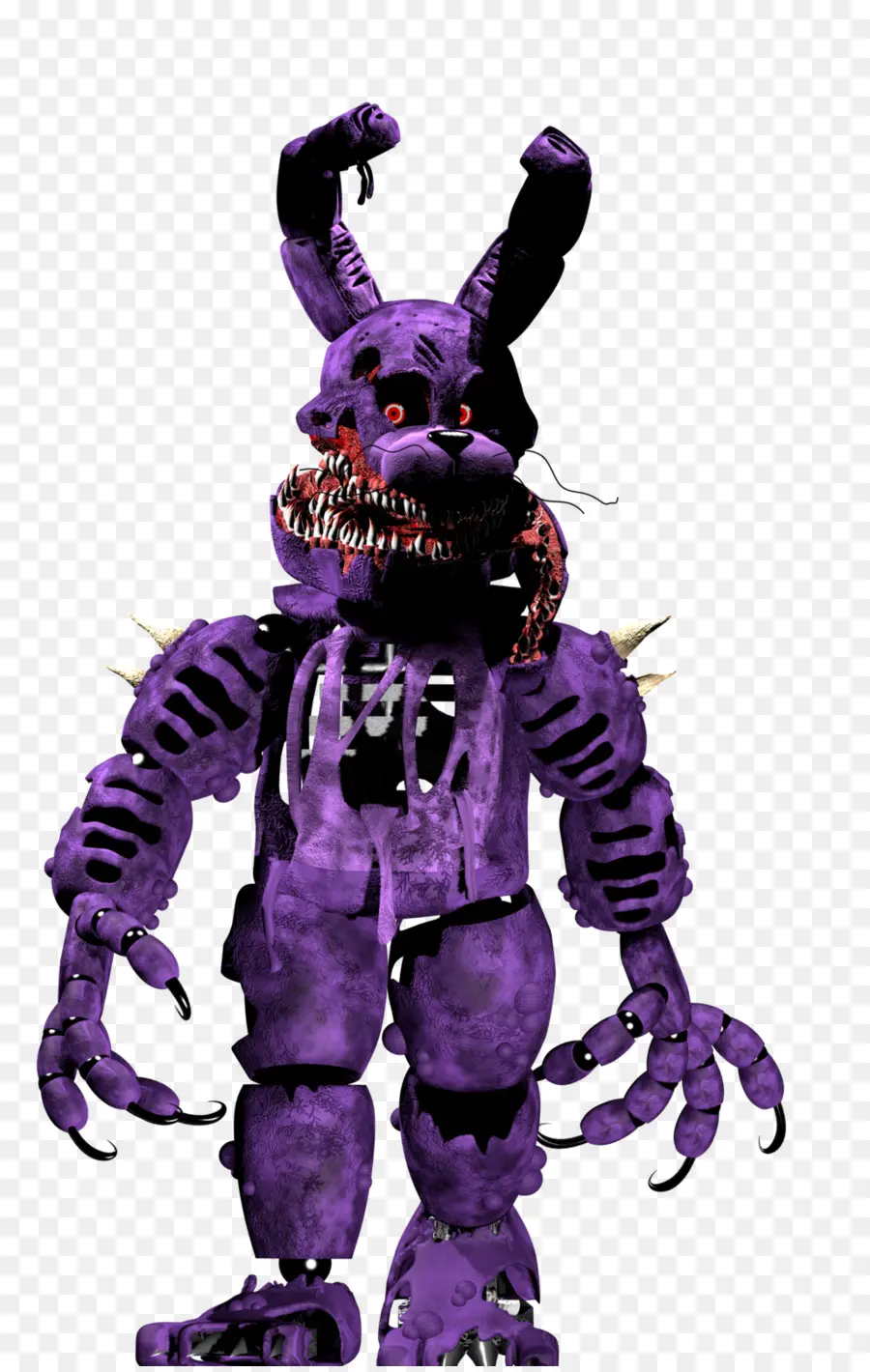 Animatronik Tavşan，Mor PNG