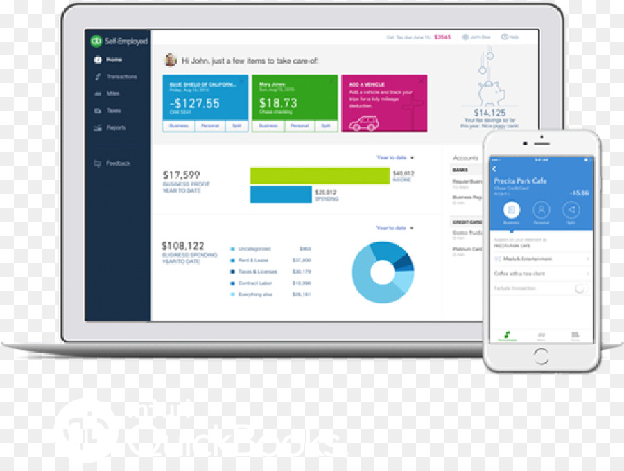 Quickbooks，Muhasebe Yazılımı PNG
