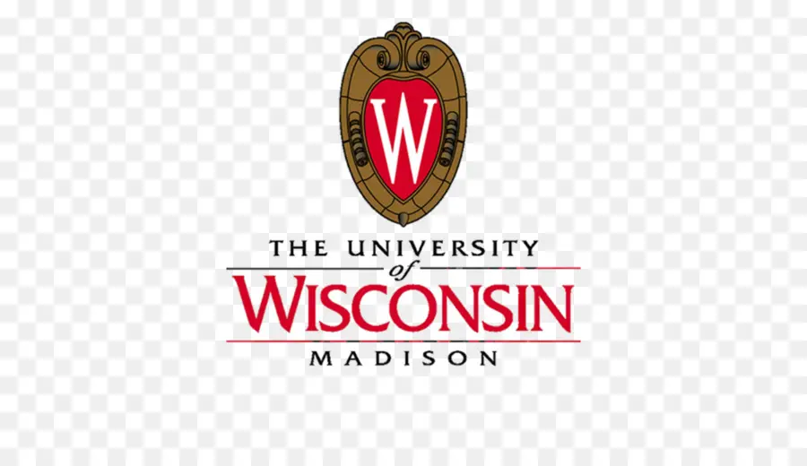 Wisconsin Üniversitesi Logosu，Kırmızı PNG