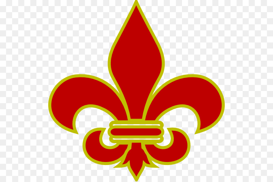 Fleur De Lis，Kırmızı PNG