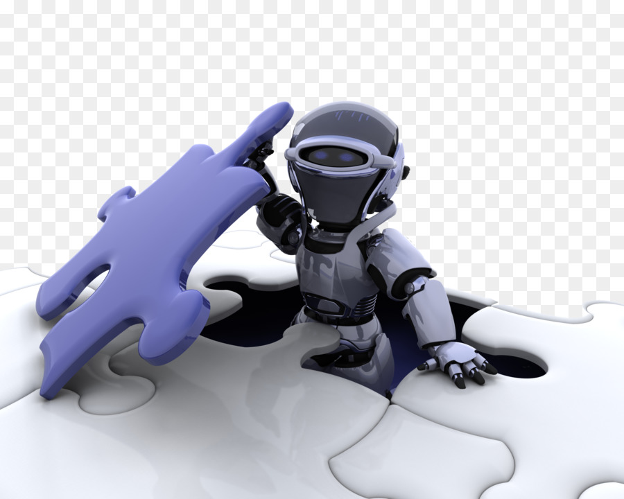 Yapboz Parçalı Robot，Yapay Zeka PNG