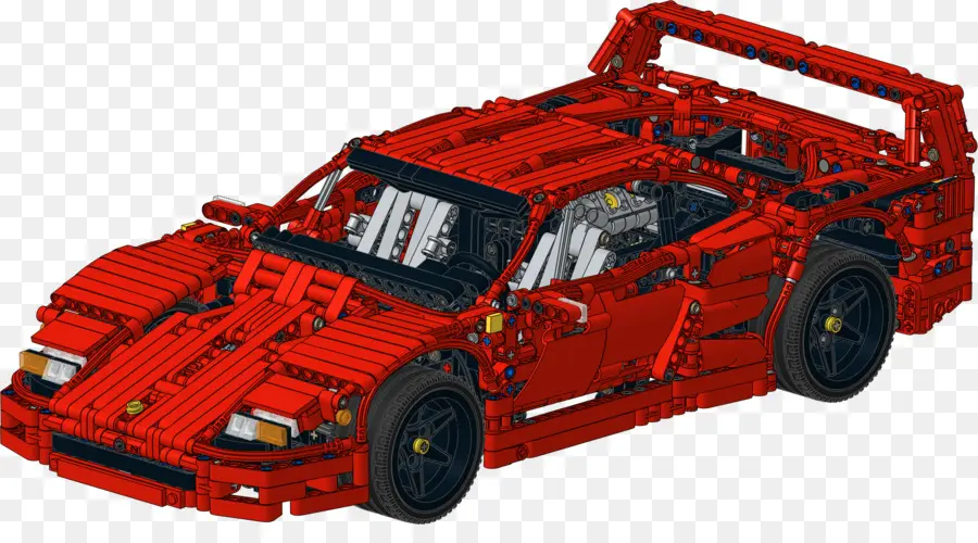 Lego Araba，Kırmızı PNG