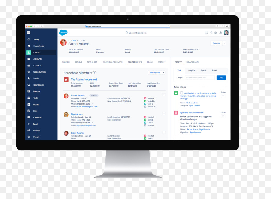 Salesforcecom，Finansal Hizmetler PNG