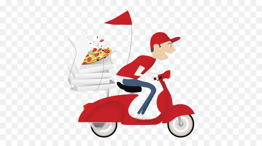 Pizza Teslimatı，Scooter PNG