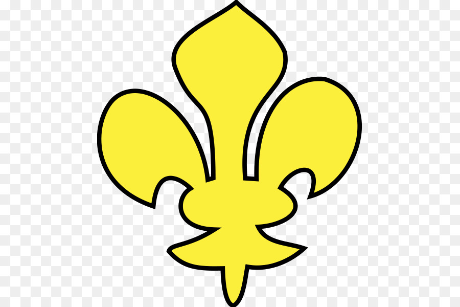 Fleur De Lis，Sarı PNG