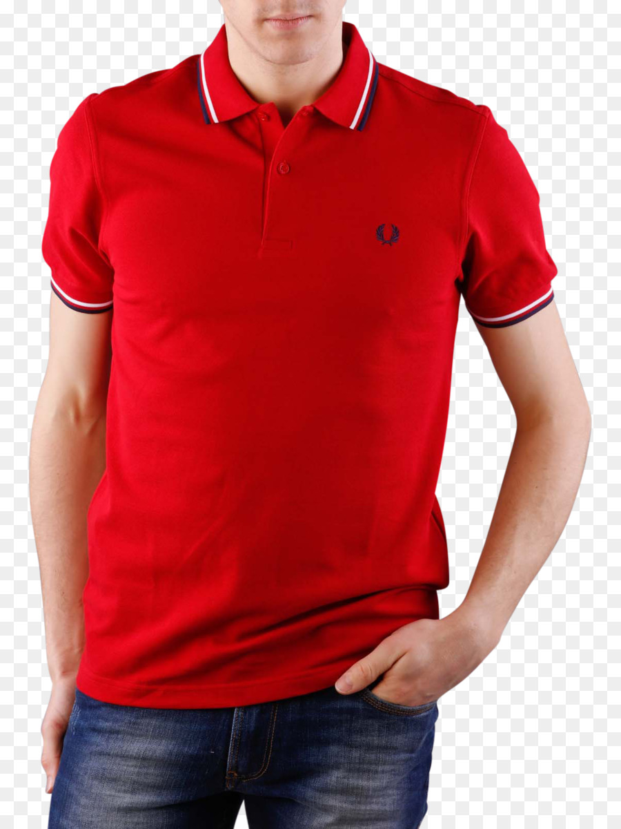 Kırmızı Polo Gömlek，Moda PNG