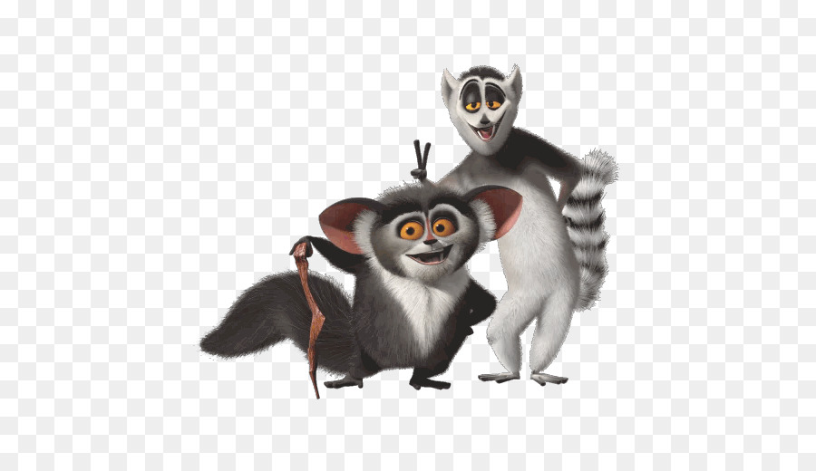 Halka Kuyruklu Lemur Julien Madagaskar Film Animasyon Seffaf Png Goruntusu