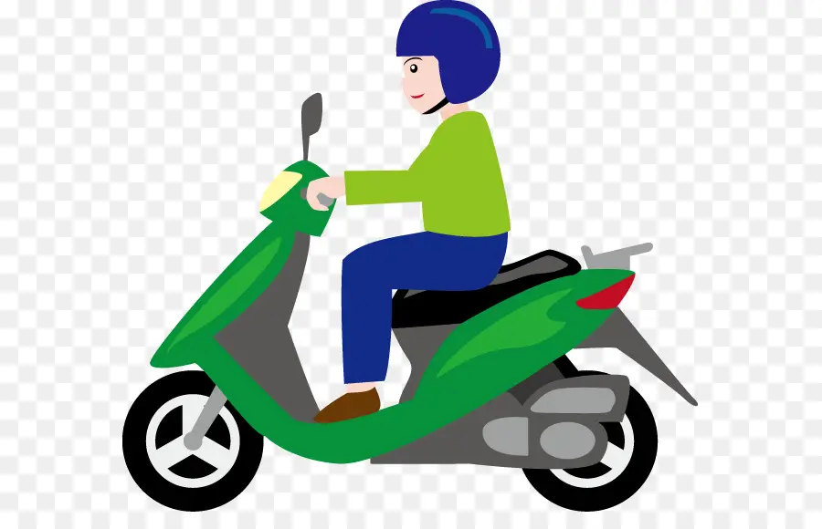 Scooter'daki Kişi，Scooter PNG