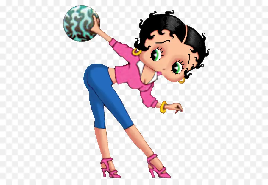 Betty Boop Bowling，Bowling Topu PNG