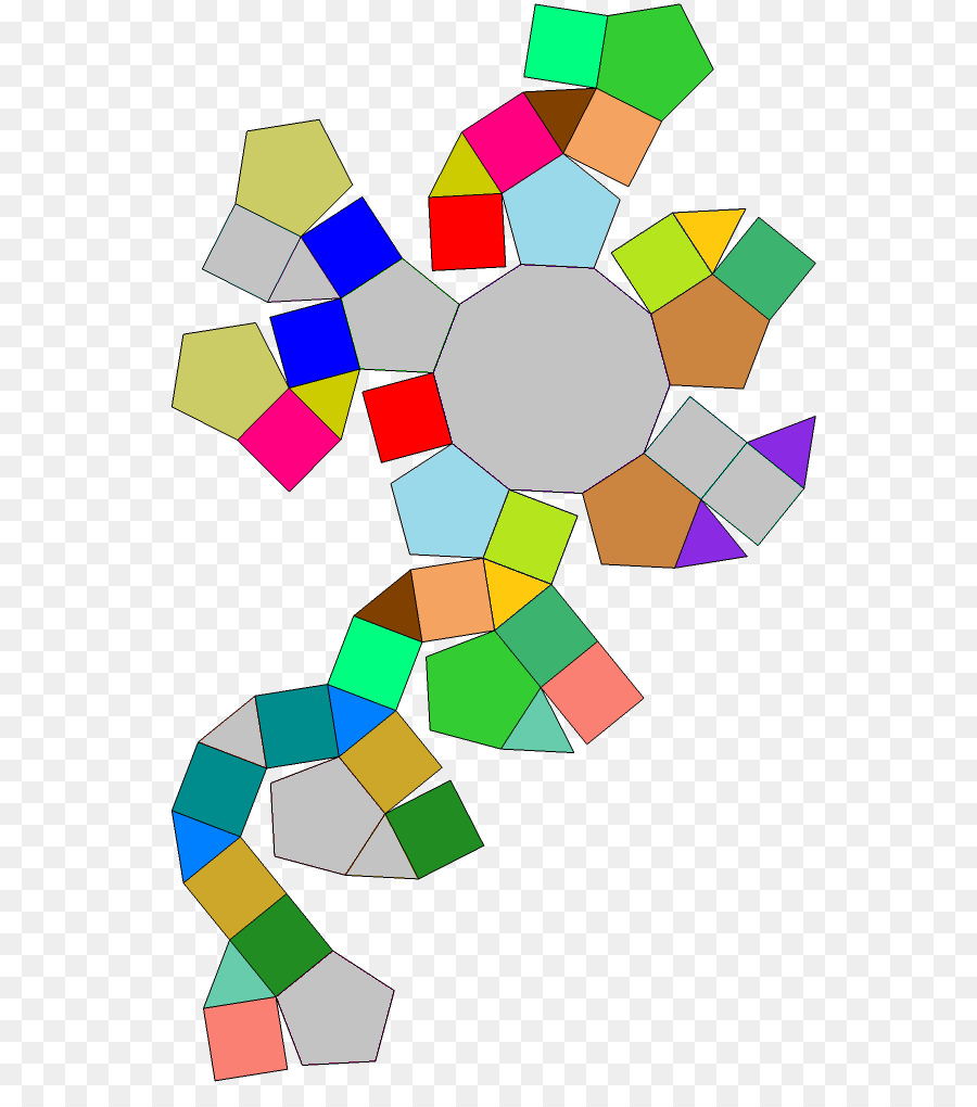 Johnson Katı，Rhombicosidodecahedron PNG