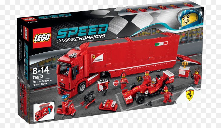 Ferrari F14 T，Lego 75913 Hız şampiyonu T Scuderia Ferrari Kamyon Düzeyindeki PNG