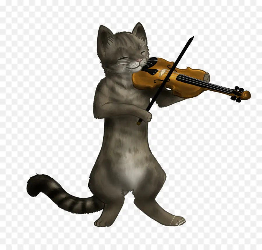 Keman çalan Kedi，Kedi PNG