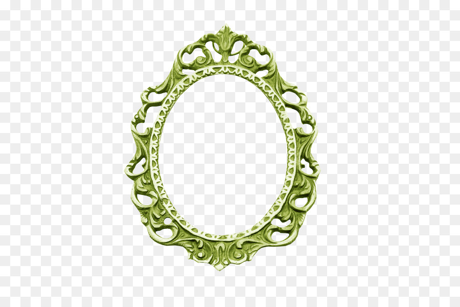 Resim Çerçevesi，Oval PNG