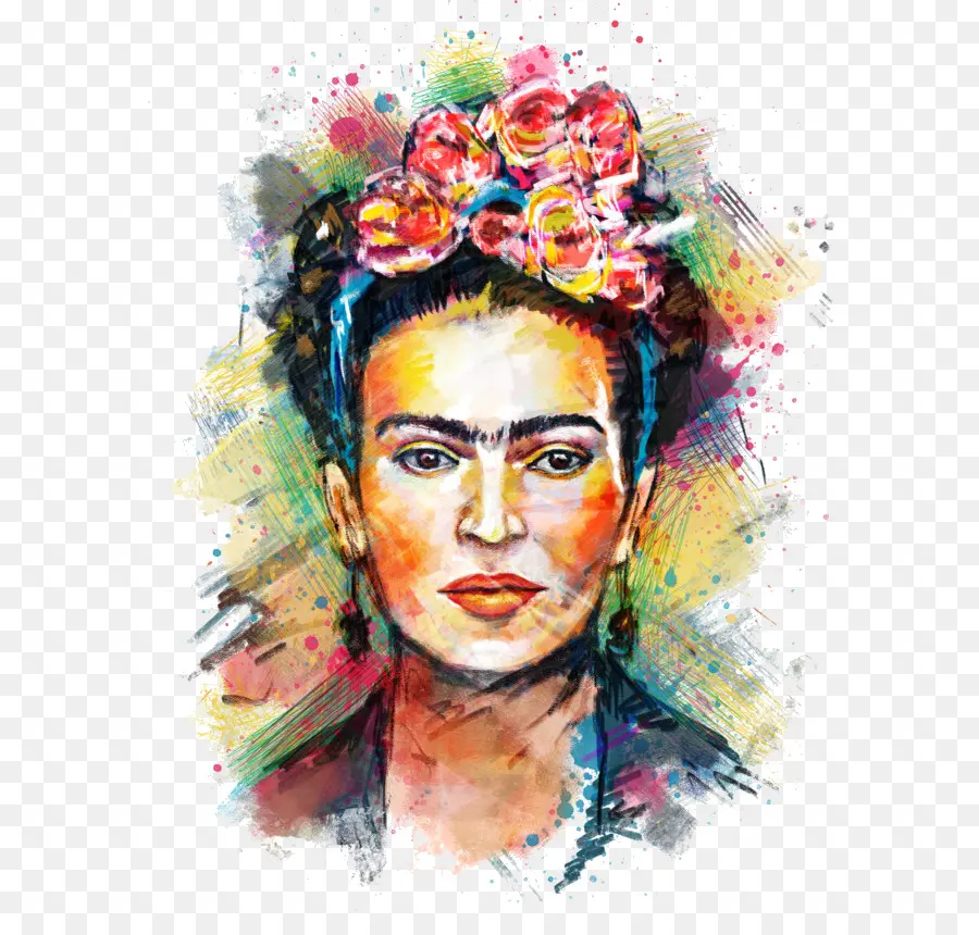 Frida Kahlo'nun Portresi，Sanat PNG