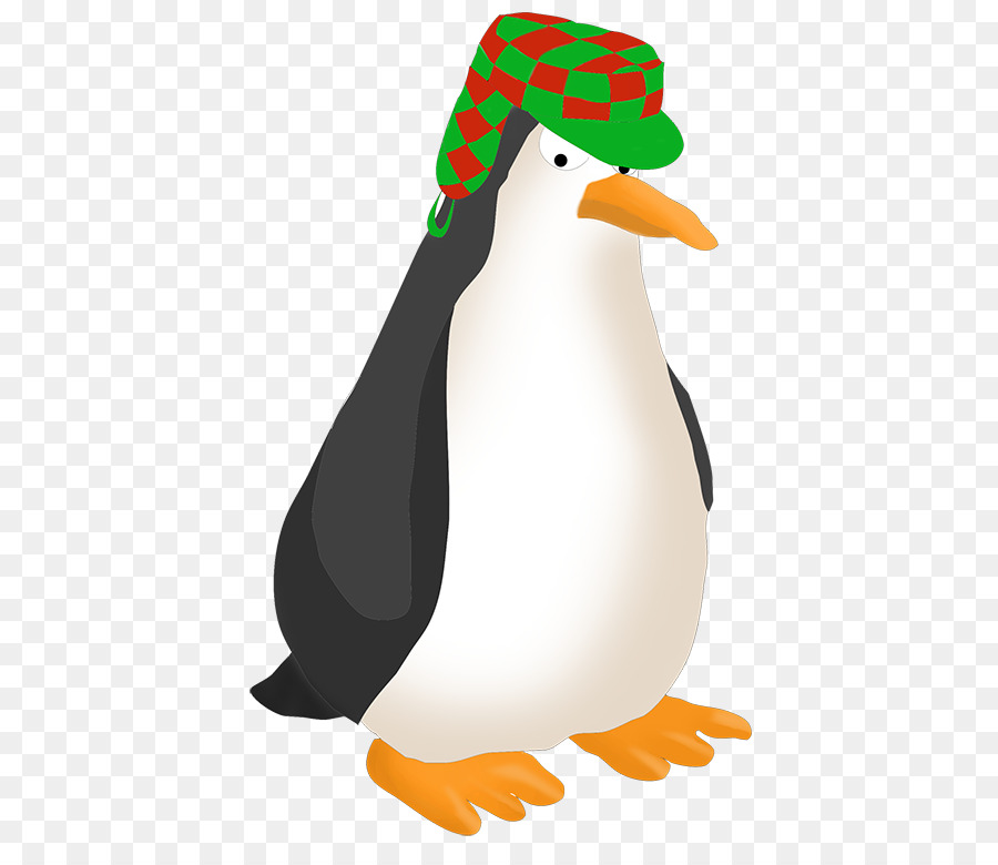 Penguen，Noel Baba şapkası PNG