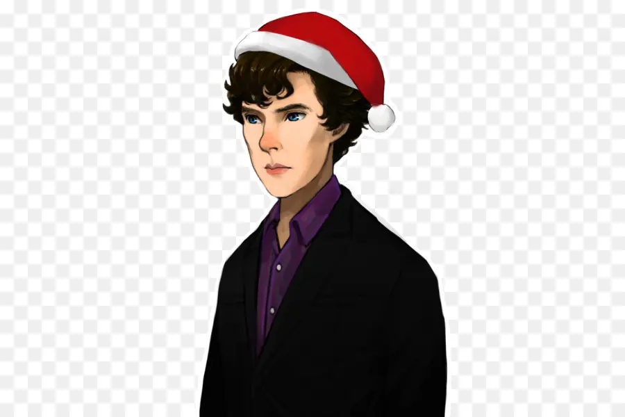 Noel Baba şapkalı Kişi，Noel PNG