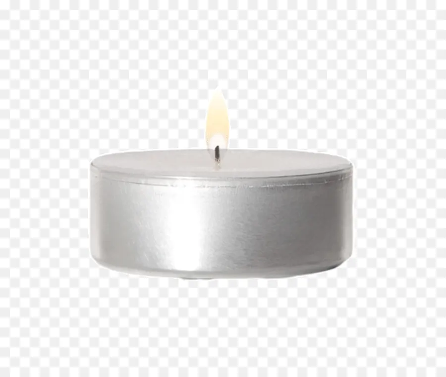 Tek Kişilik Tealight Mum，Alev PNG