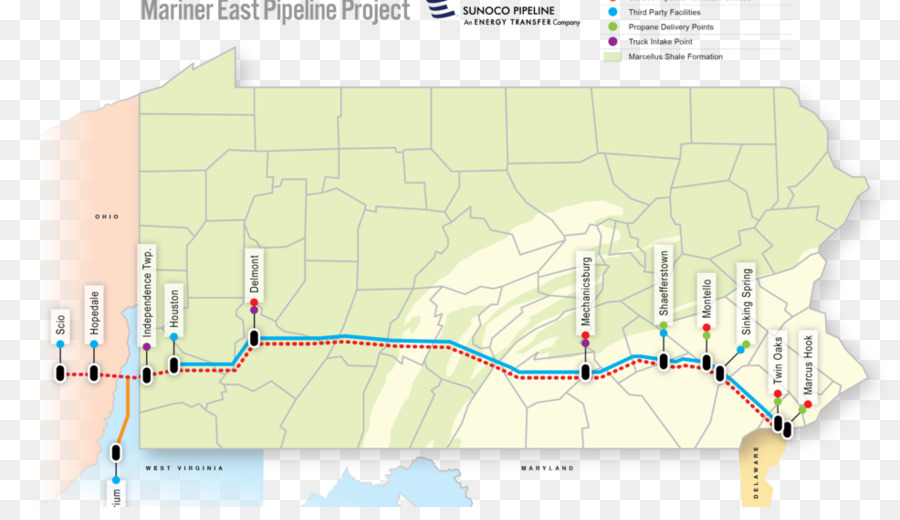 Mariner East Iş，Sunoco PNG