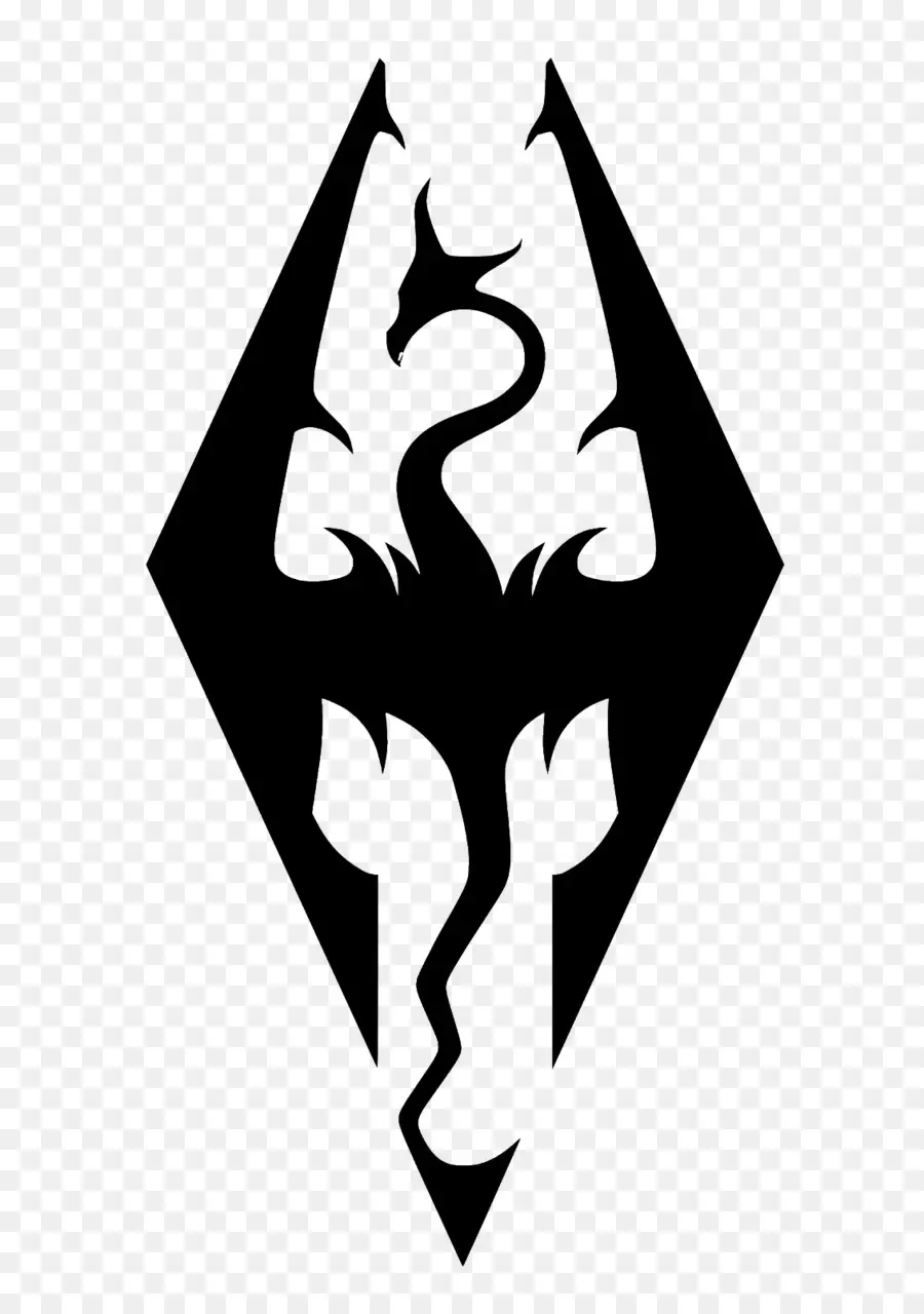 Skyrim Logosu，Oyun PNG