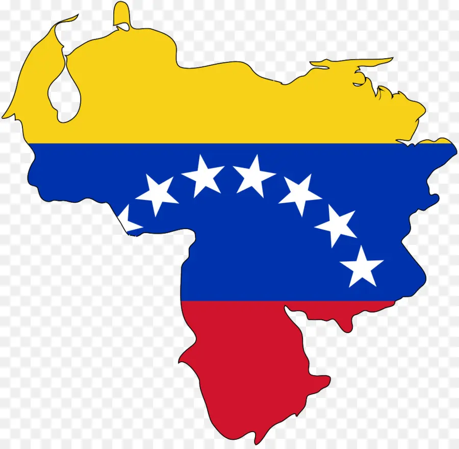 Venezuela Bayrağı，Harita PNG