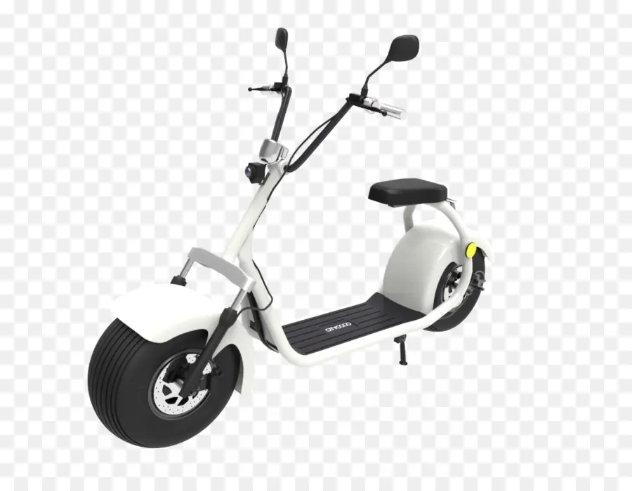 Elektrikli Scooter，Beyaz PNG