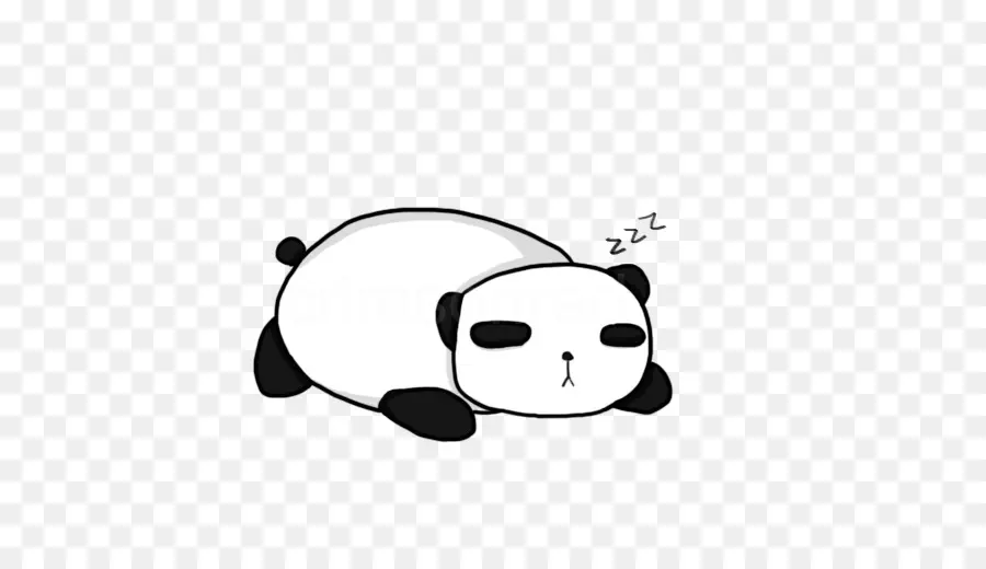 Uyuyan Panda，Sevimli PNG