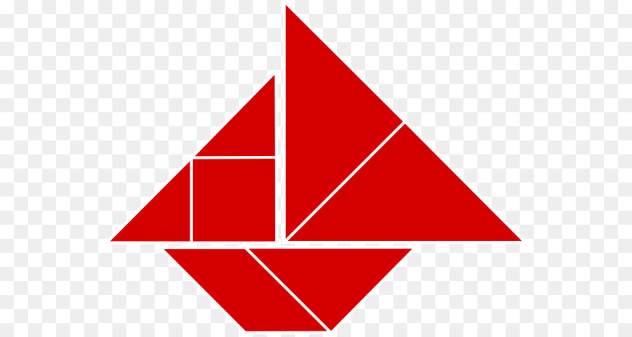 Kırmızı Balık，Tangram PNG