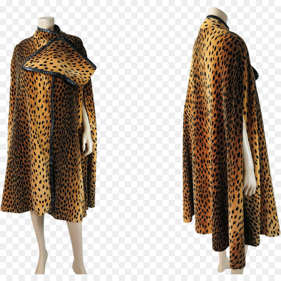 Leopar Desenli Pelerin，Moda PNG