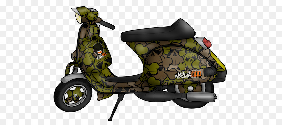 Kamuflaj Scooter，Motosiklet PNG