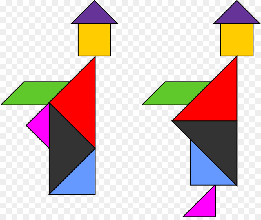 Tangram Figürleri，Şekiller PNG