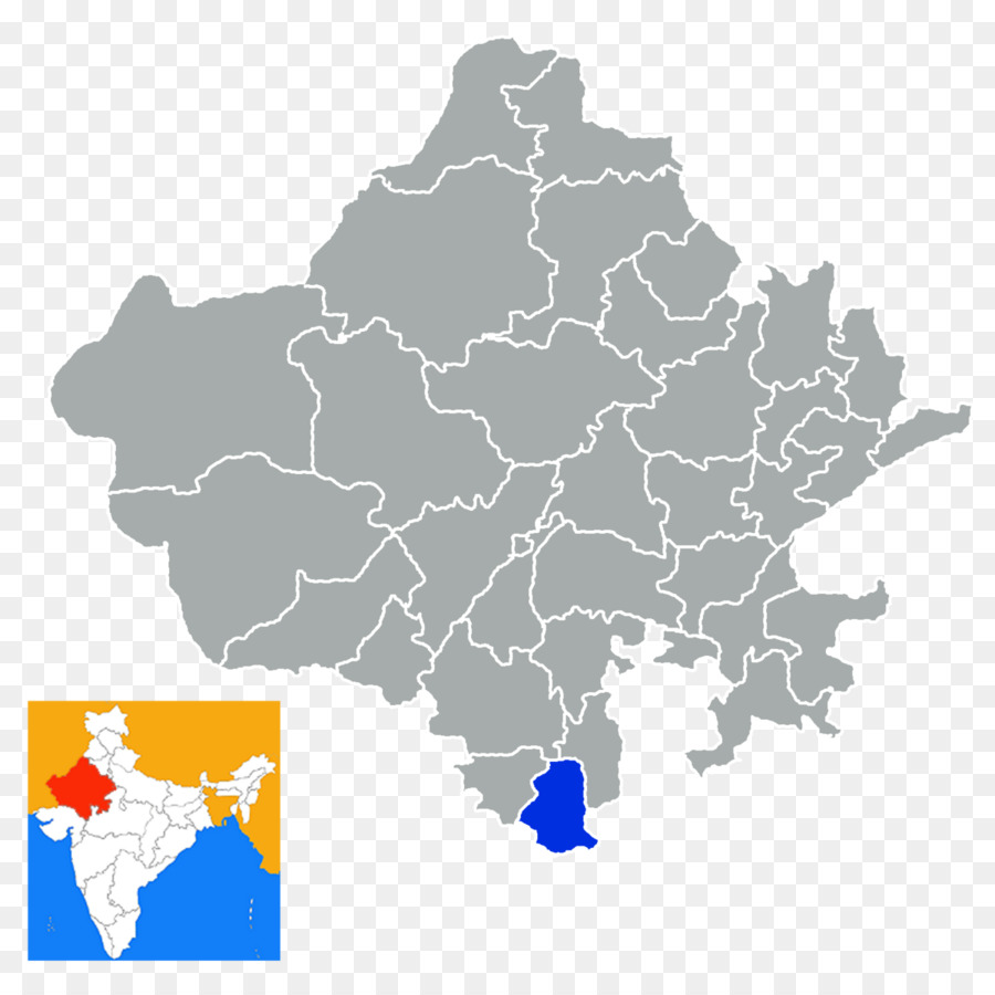 Jhunjhunu Ilçe，Harita PNG