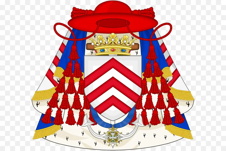 Kardinal De Richelieu üçlü Portre，Arması PNG